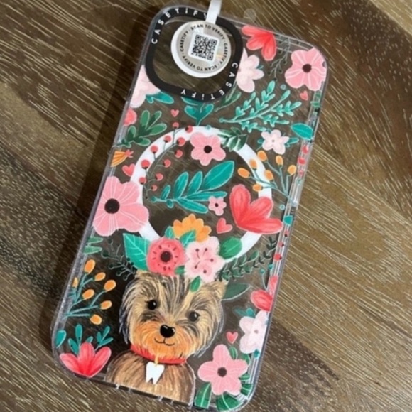 New CASETiFY Yorkie iPhone 14 Case - Picture 2 of 4